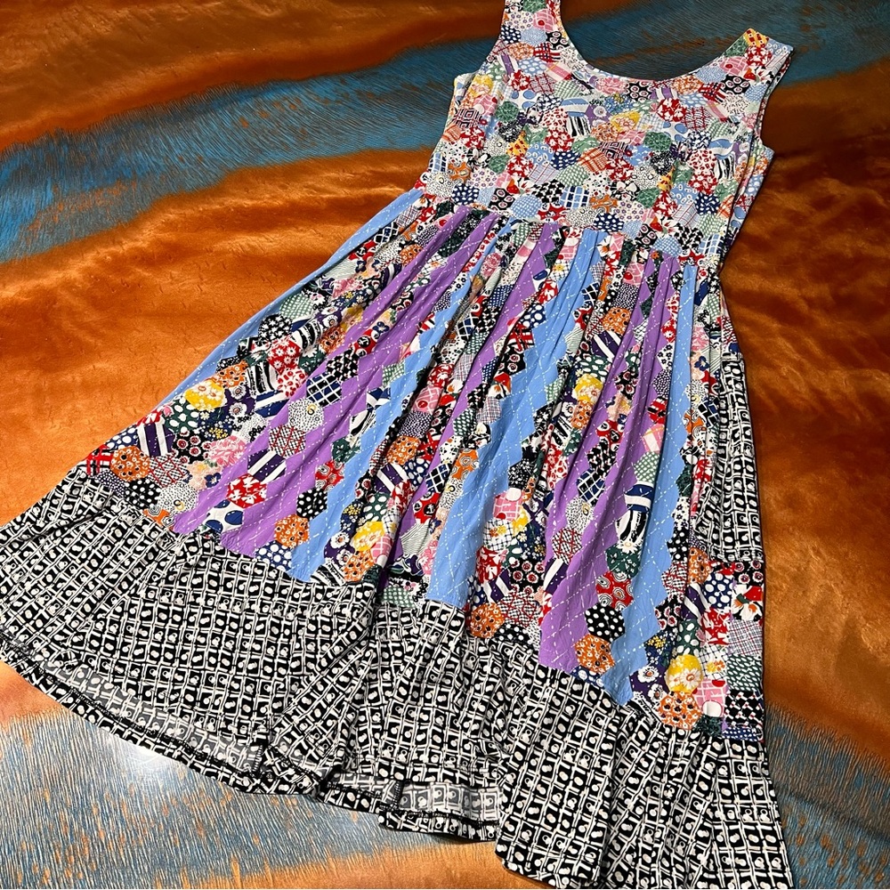 Vintage Jams WorldSurf Line Hawaii Dress Tank with pleated waist small pleated